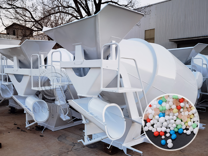 Application at proseso ng produksyon ng pinaghalo na pataba