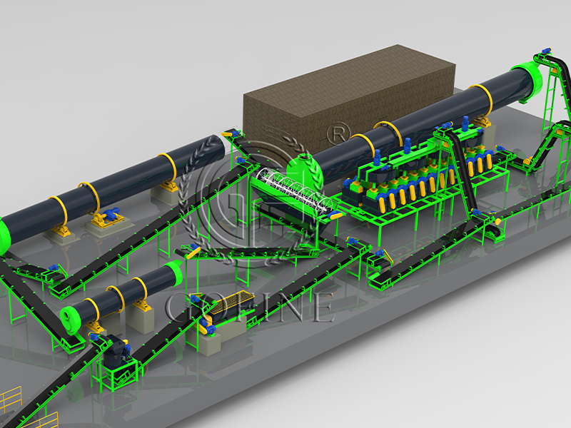 ஆர்கானிக் கலவை உர துகள்கள் உரம் தயாரித்தல் இயந்திர மேற்கோள்கள்