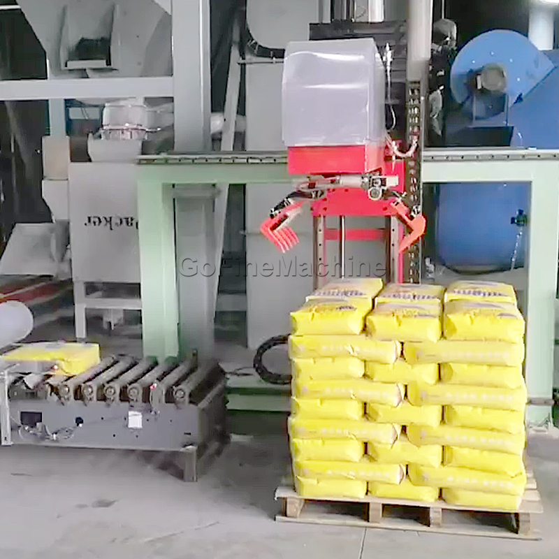 Linea di produzione piccolo pallettizzatore robot di movimentazione flessibile